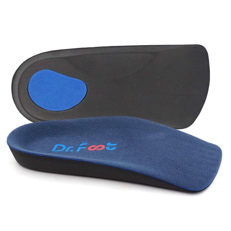 Dr.Foot Dr. Foot's 3/4 Length Orthotics Insoles - Best Insoles for Corrects Over-Pronation, Fallen Arches, Fat Feet - Plantar Fasciitis, Heel Spurs and Other Foot Conditions -1 pair (S - W7-8.5 | M5.5-7) - Image 5